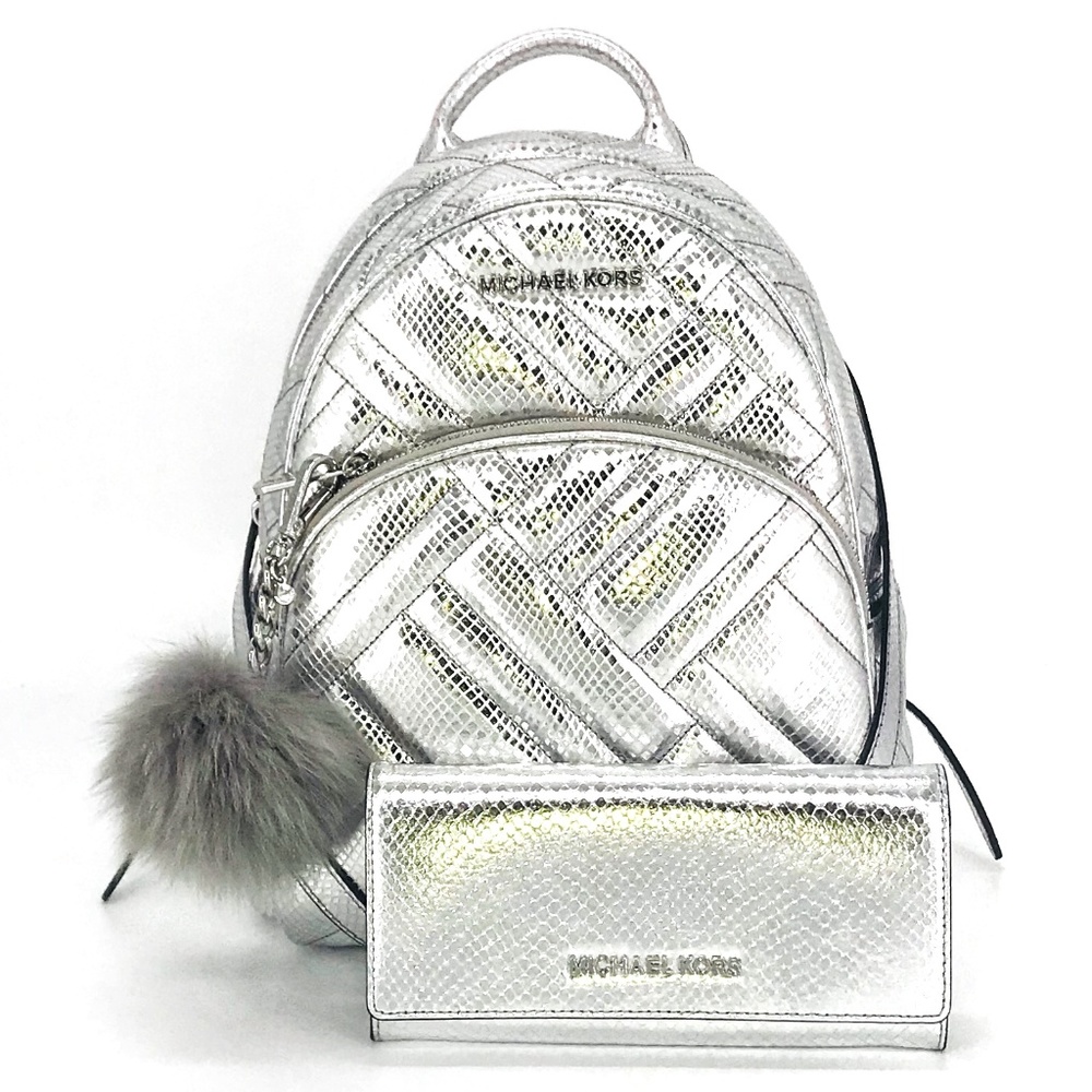 3PCS Michael Kors Abbey Backpack Wallet Charms Set